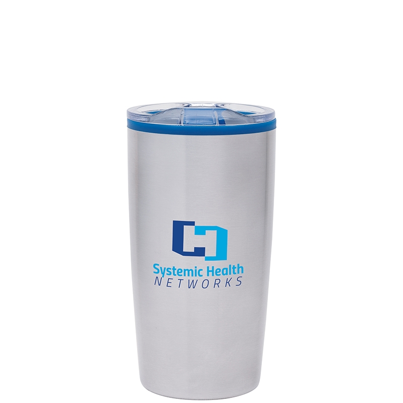 Outback 20 oz. Steel/PP Liner Tumbler — Blue