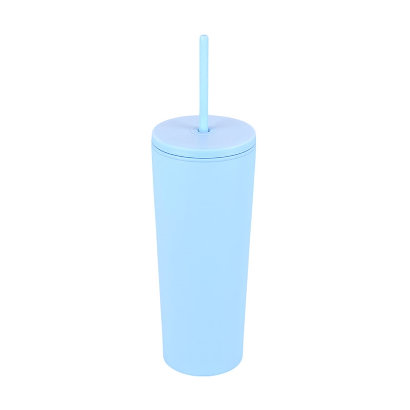 Bayard 24 oz. Double Wall Steel/PP Liner Straw Tumbler 26