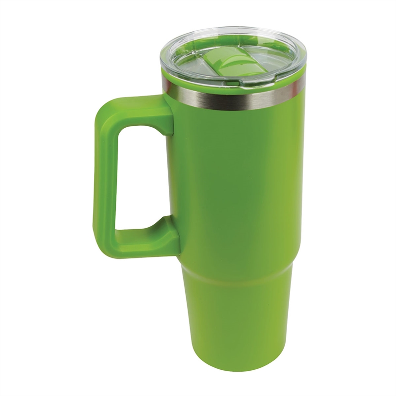 Rhea 30 oz. Steel/ 100% Recycled PP Liner Travel Mug 9