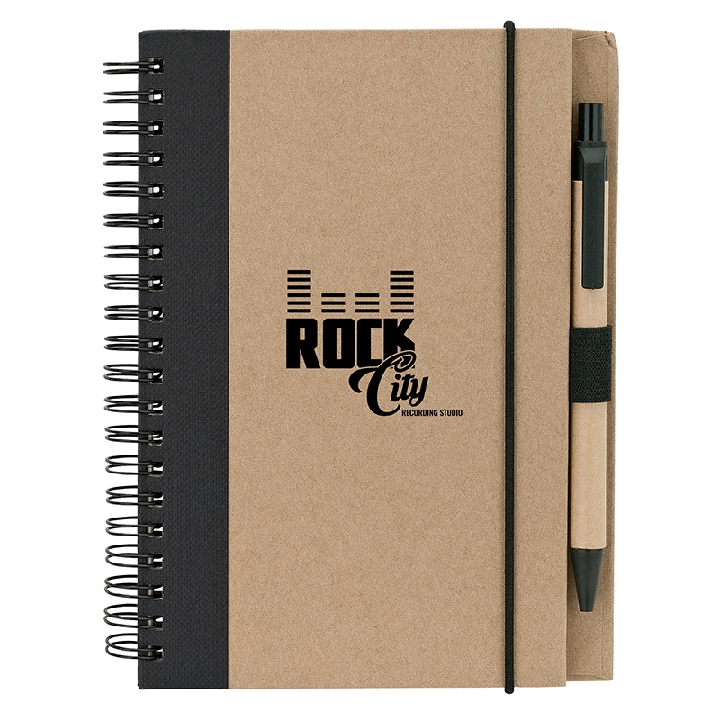Perth Notebook & Pen — Black