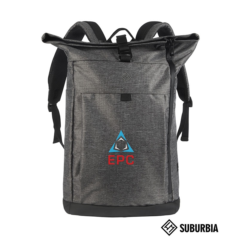 Suburbia Intercity Flip RPET Backpack — Grey