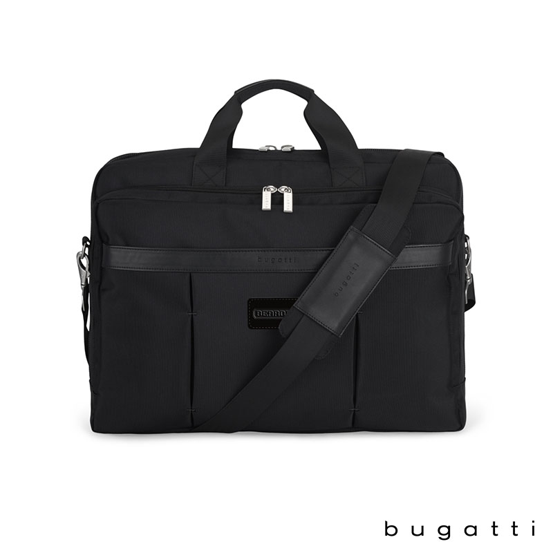 Bugatti Gregory Briefcase — Black