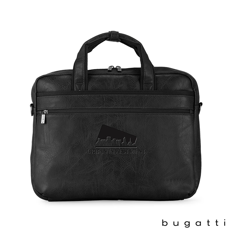 Bugatti Valentino Briefcase — Black