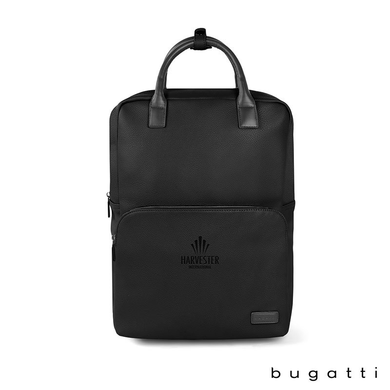 Bugatti Contrast Collection Backpack — Black