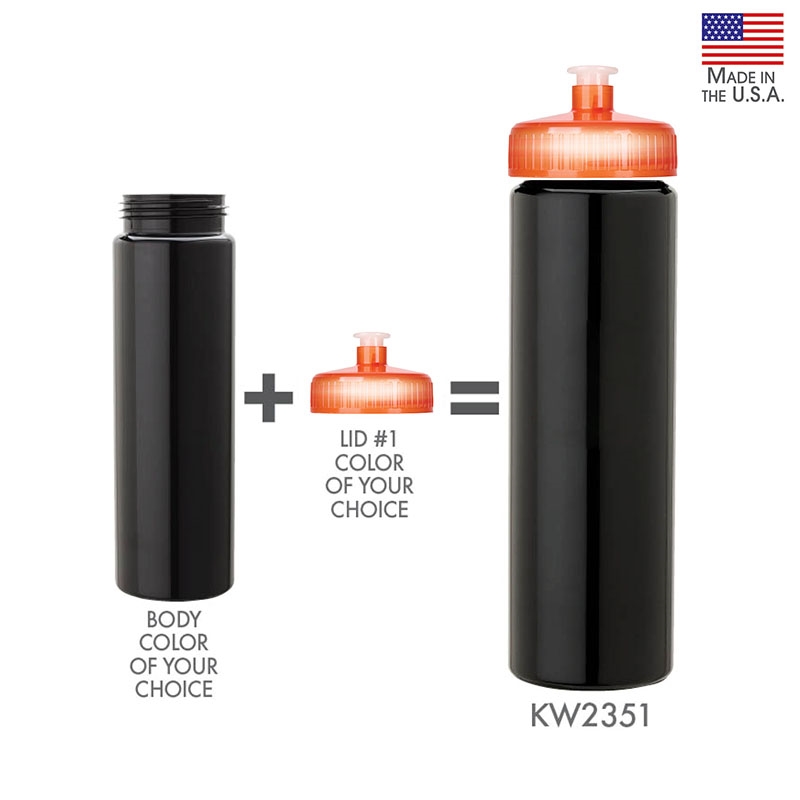 Newport 25 oz. PET Bottle with Pull Spout Lid 21