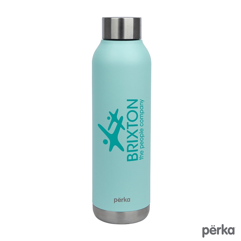 Perka® Burano 22 oz. Vacuum Insulated Water Bottle — Aqua