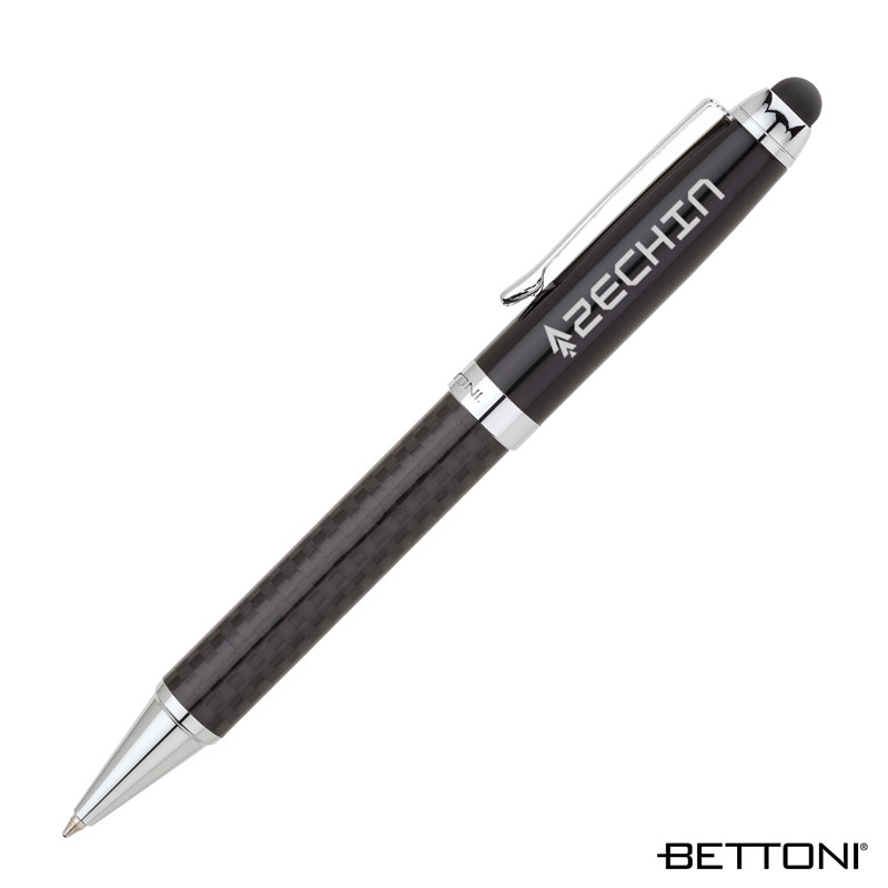 Potenza Bettoni® Ballpoint Pen & Stylus — Black