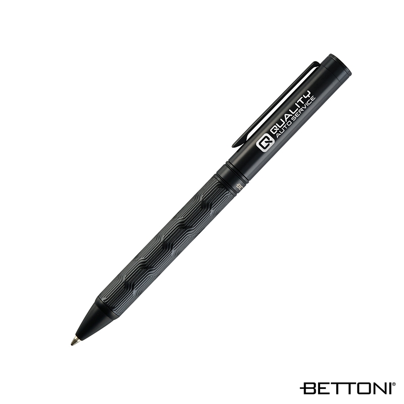 Bettoni® Torino Brass Ballpoint Pen — Black