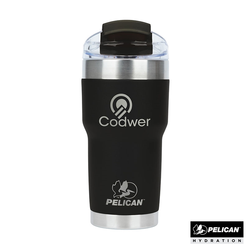 Pelican Traveler™ 22 oz. Double Wall Stainless Steel Travel Tumbler — Black