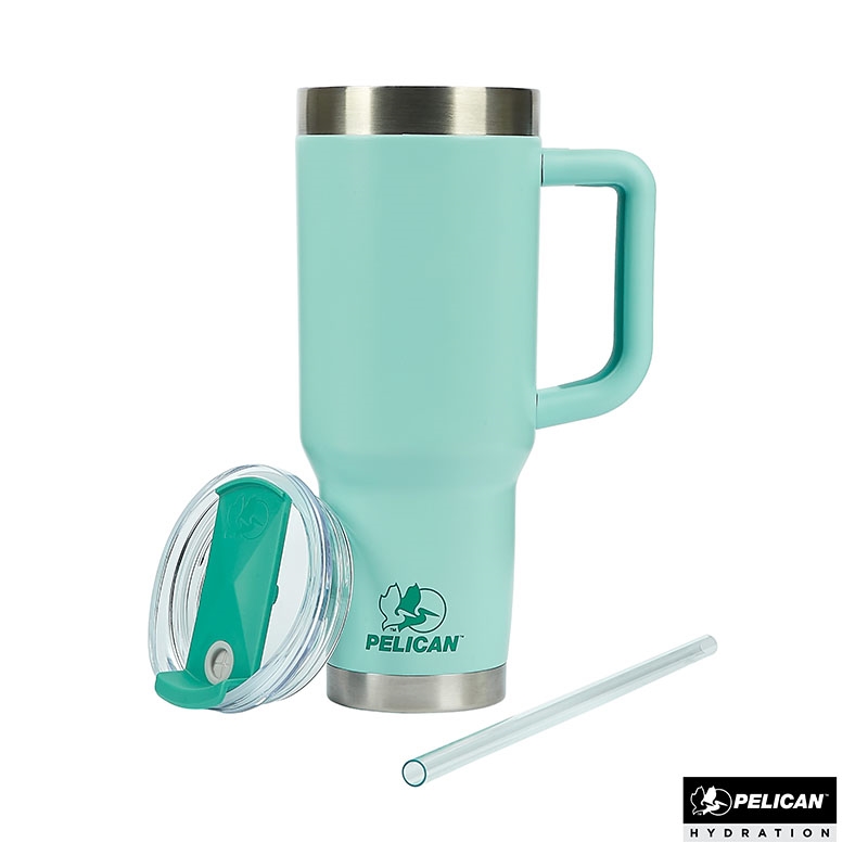 Pelican Porter™ 40 oz. Recycled Double Wall Stainless Steel Travel Tumbler — view 5