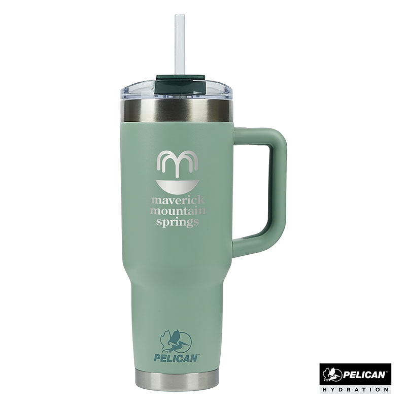Pelican Porter™ 40 oz. Recycled Double Wall Stainless Steel Travel Tumbler — view 100