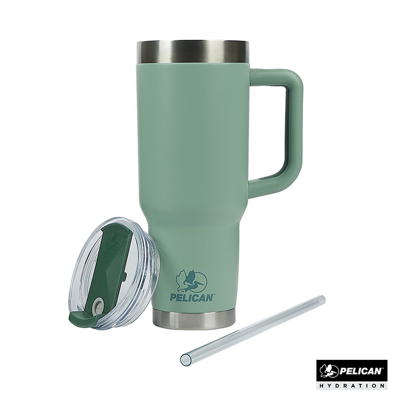 Pelican Porter™ 40 oz. Recycled Double Wall Stainless Steel Travel Tumbler — view 104