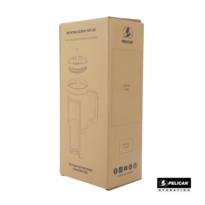 Pelican Porter™ 40 oz. Recycled Double Wall Stainless Steel Travel Tumbler — view 244
