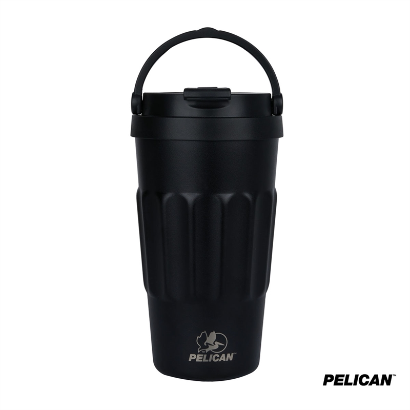 Pelican Dayventure™ 17 oz. Recycled Double Wall Stainless Steel Handle Lid Travel Tumbler 55