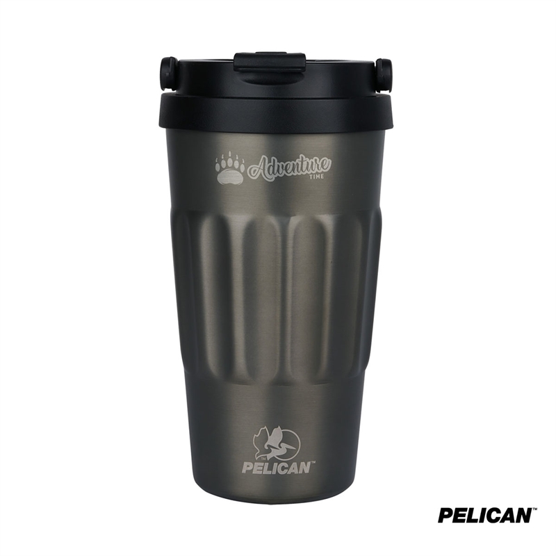 Pelican Dayventure™ 17 oz. Recycled Double Wall Stainless Steel Handle Lid Travel Tumbler 73