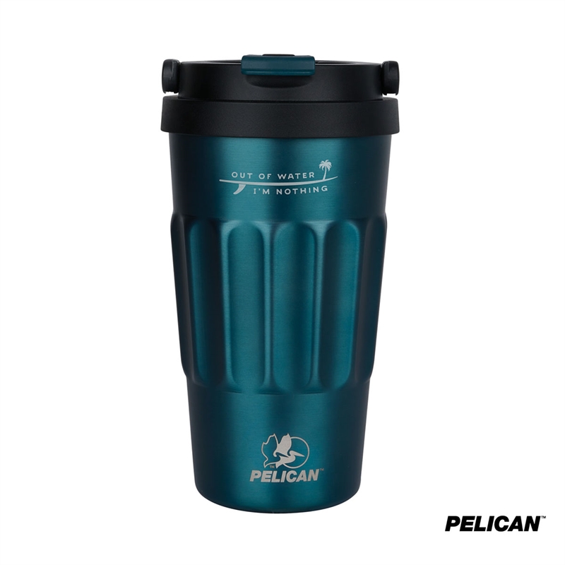 Pelican Dayventure™ 17 oz. Recycled Double Wall Stainless Steel Handle Lid Travel Tumbler 39