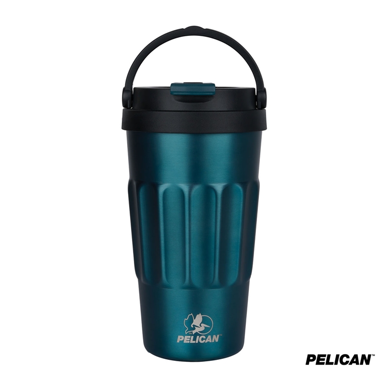 Pelican Dayventure™ 17 oz. Recycled Double Wall Stainless Steel Handle Lid Travel Tumbler 79