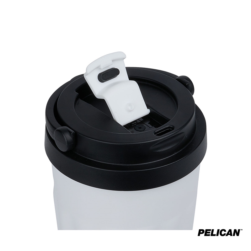 Pelican Dayventure™ 17 oz. Recycled Double Wall Stainless Steel Handle Lid Travel Tumbler 15
