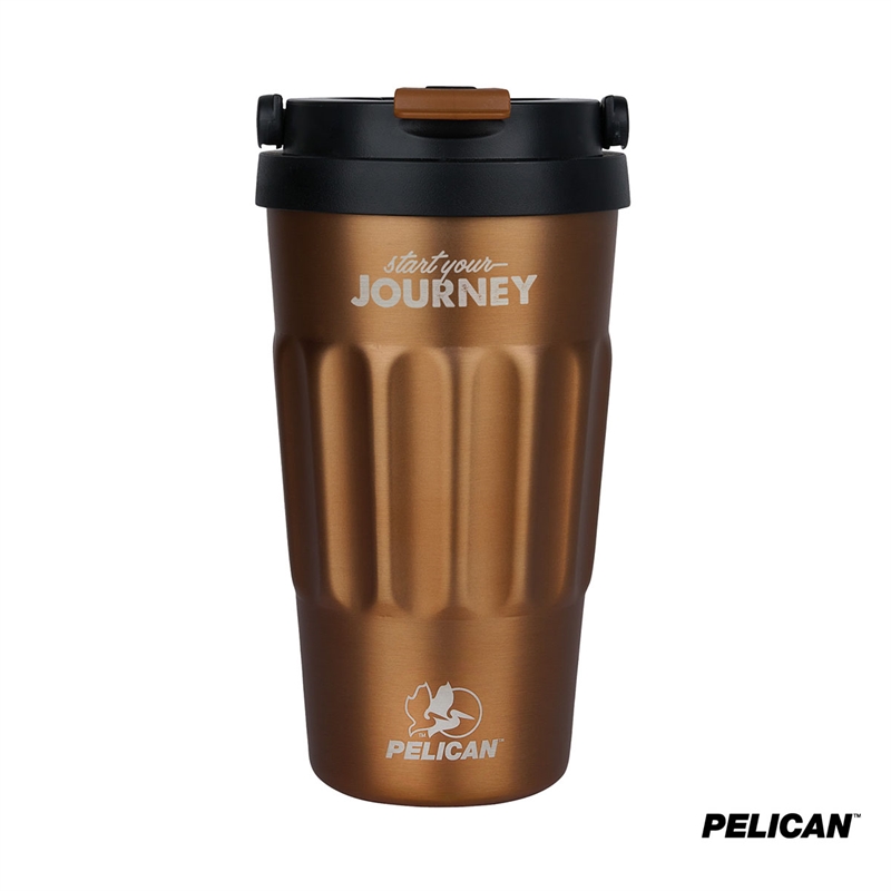 Pelican Dayventure™ 17 oz. Recycled Double Wall Stainless Steel Handle Lid Travel Tumbler 24