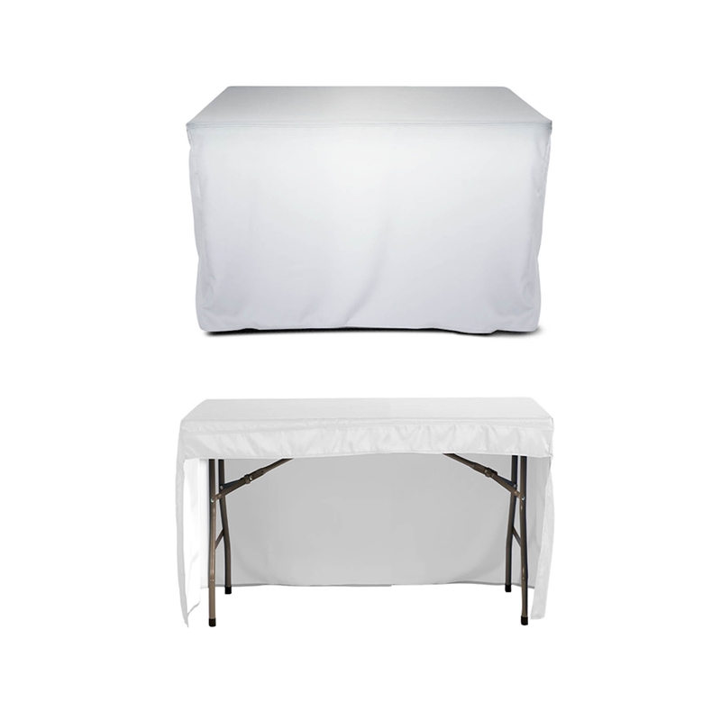 DisplaySplash 4' Fitted Open Back Table Cover 11