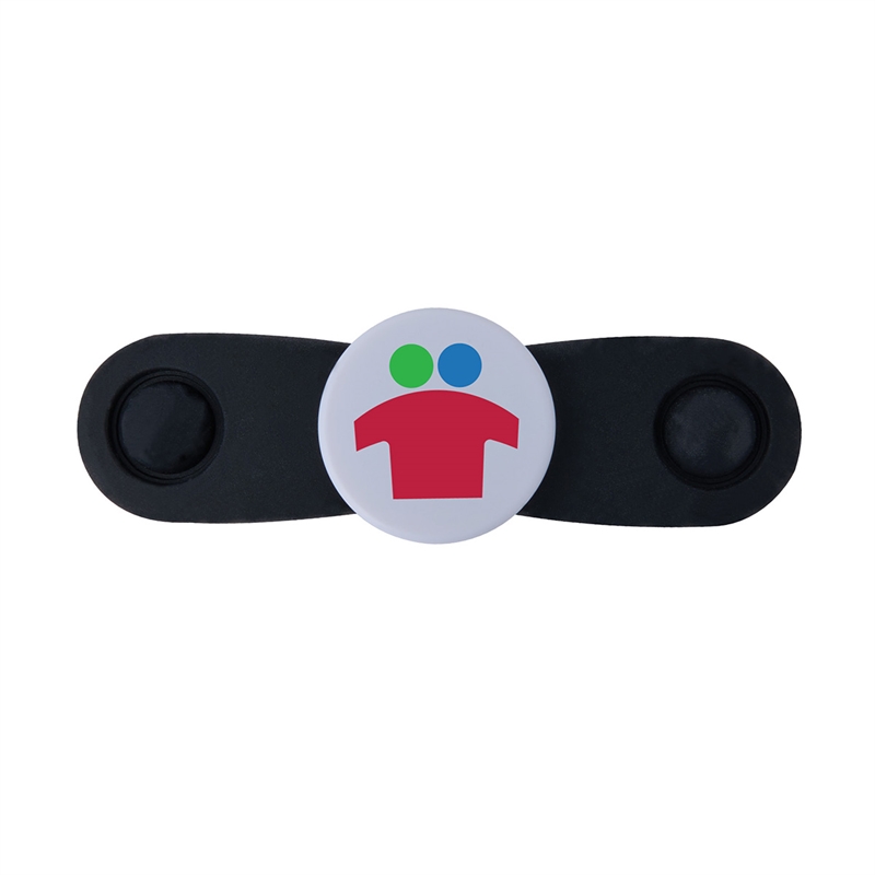 Zaza Push Pop Propeller Spinner with Suction Cup — Black