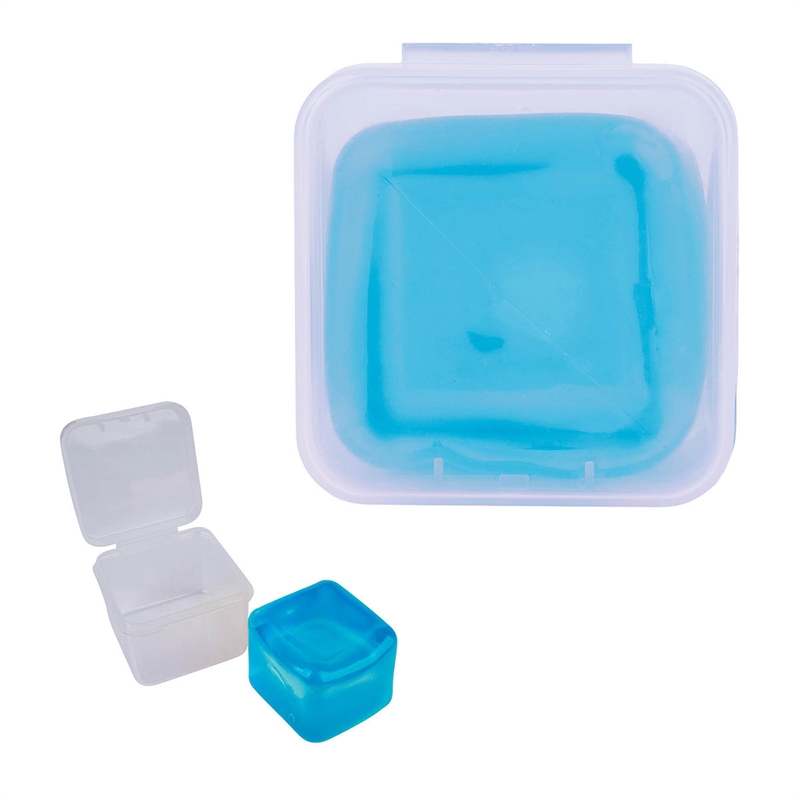 Squiloo Squishy Sensory Cube — Blue