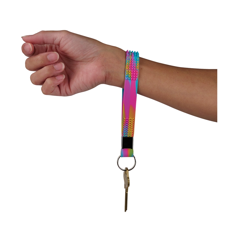 Fefe Tactile Fidget Keychain Wristlet 49