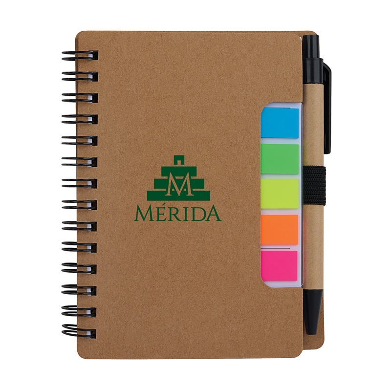 Unity FSC® Notebook with Sticky Flags & Pen