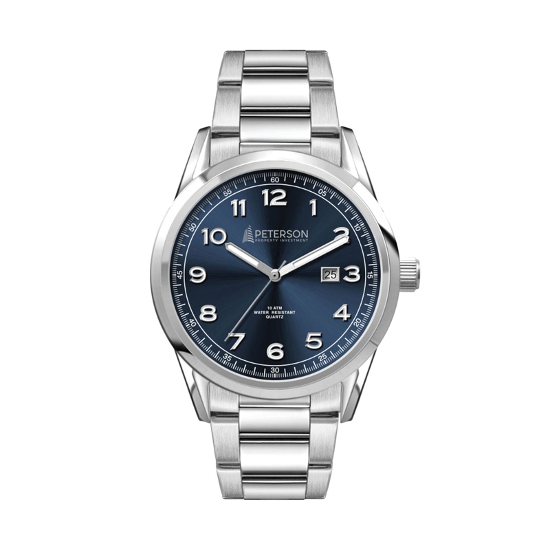42MM SS, SILVER CASE, 3-HAND MVT, DTE