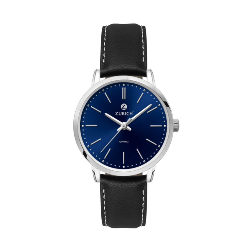30.5MM, SILVER METAL CASE, 3-HAND MVT 5