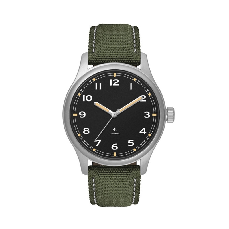 40MM, SILVER METAL CASE,  3-HAND MVT 5