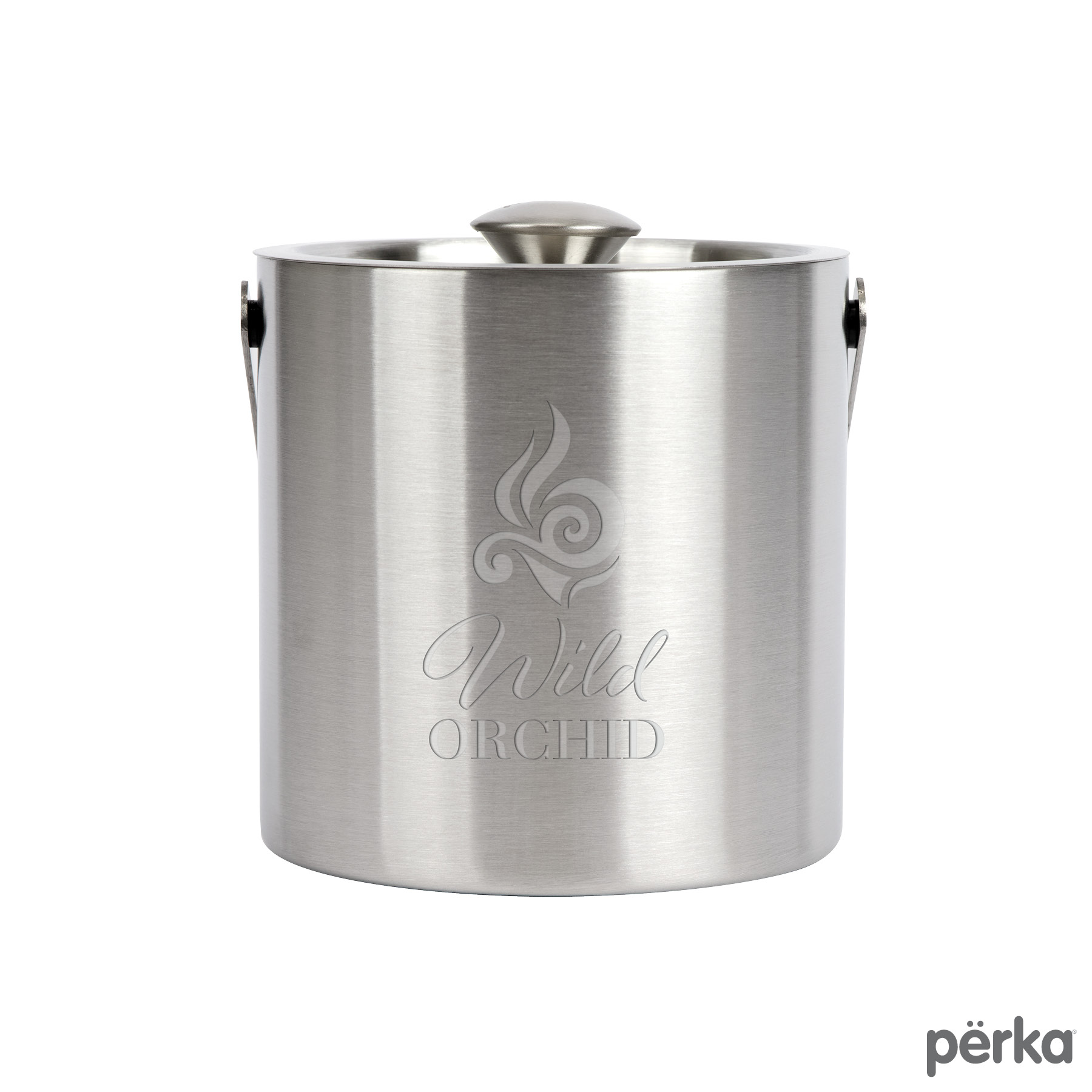 Perka® Quinton 1.3L Double Wall, Stainless Steel Ice Bucket 28