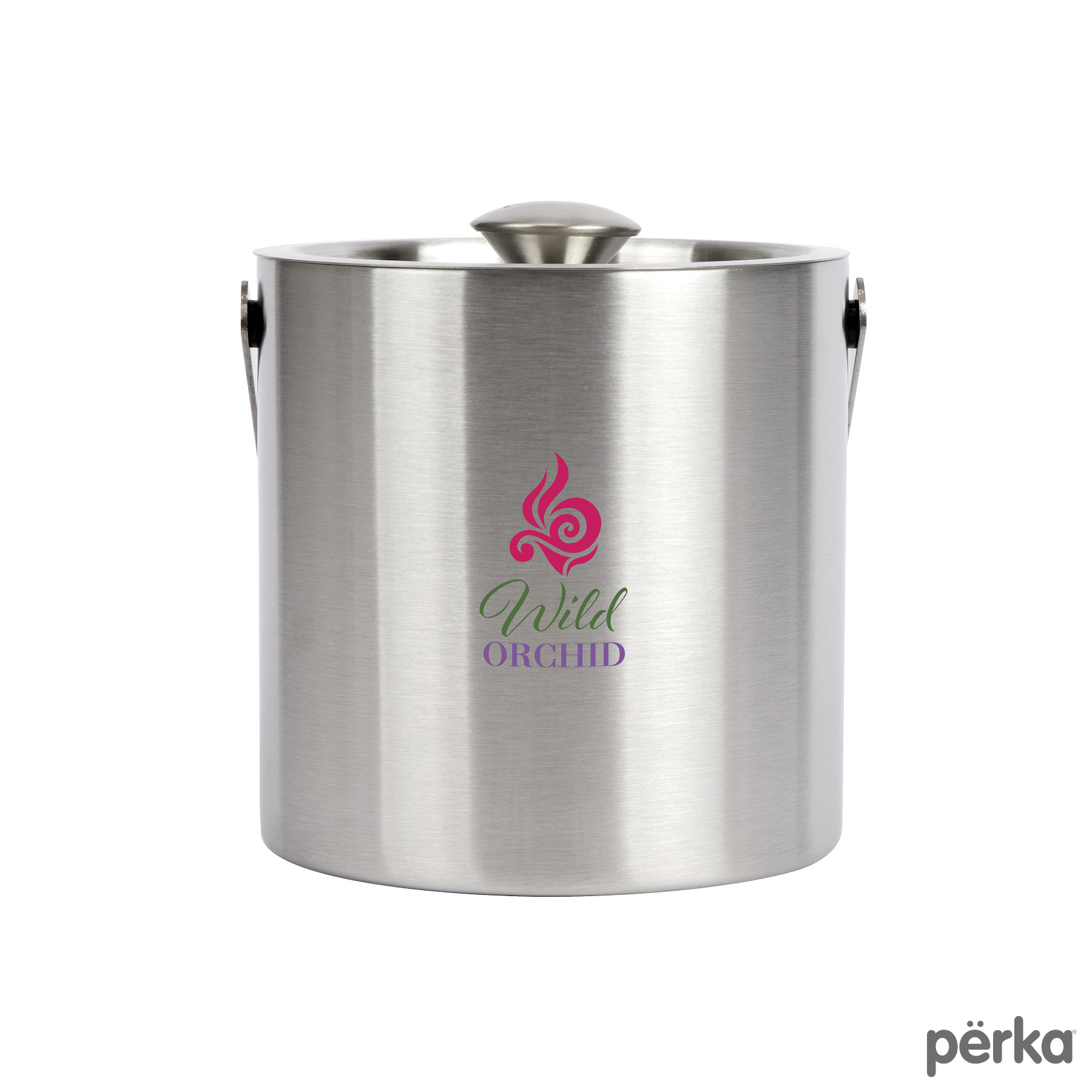 Perka® Quinton 1.3L Double Wall, Stainless Steel Ice Bucket 29