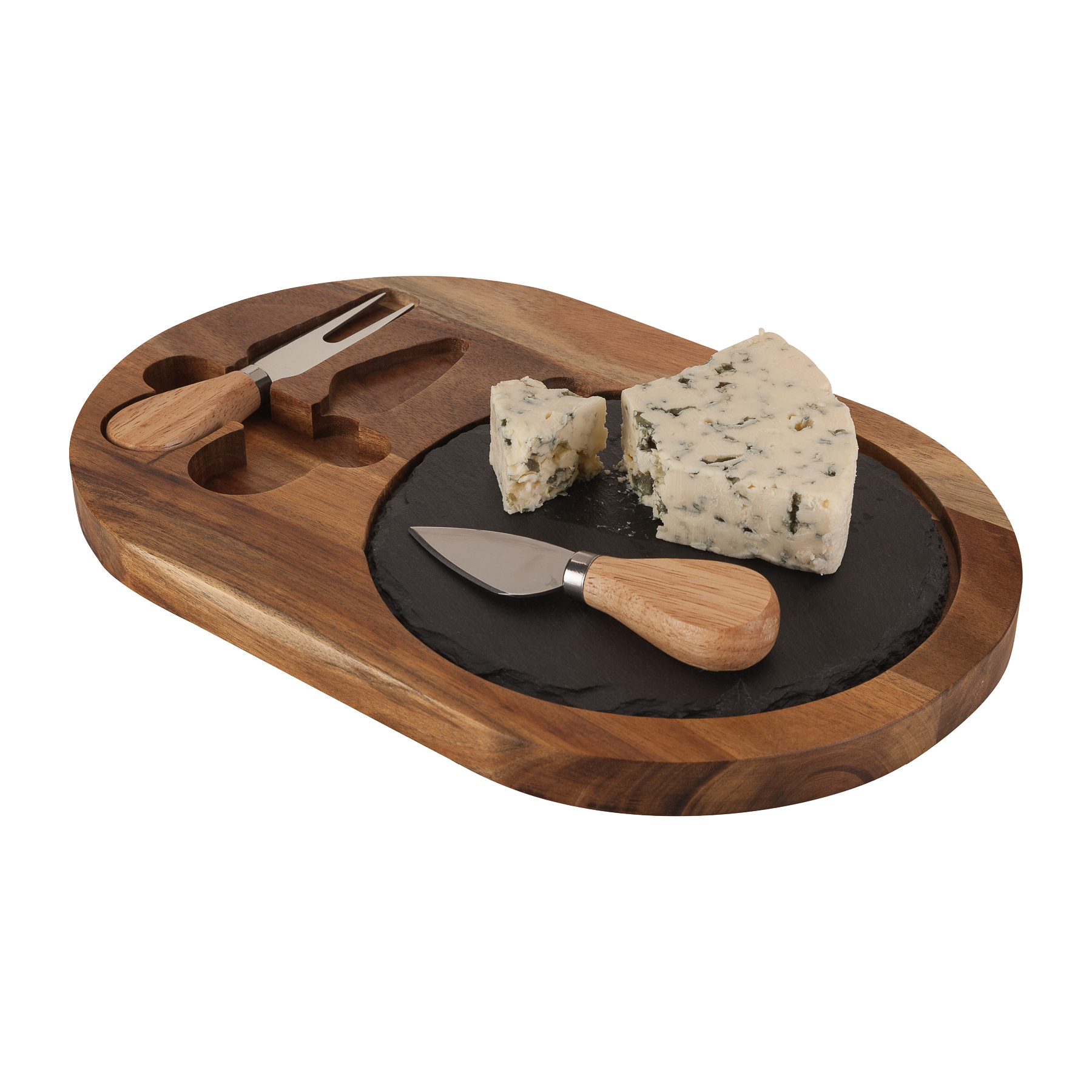 Bon Appetit Slate Cheese Set 13