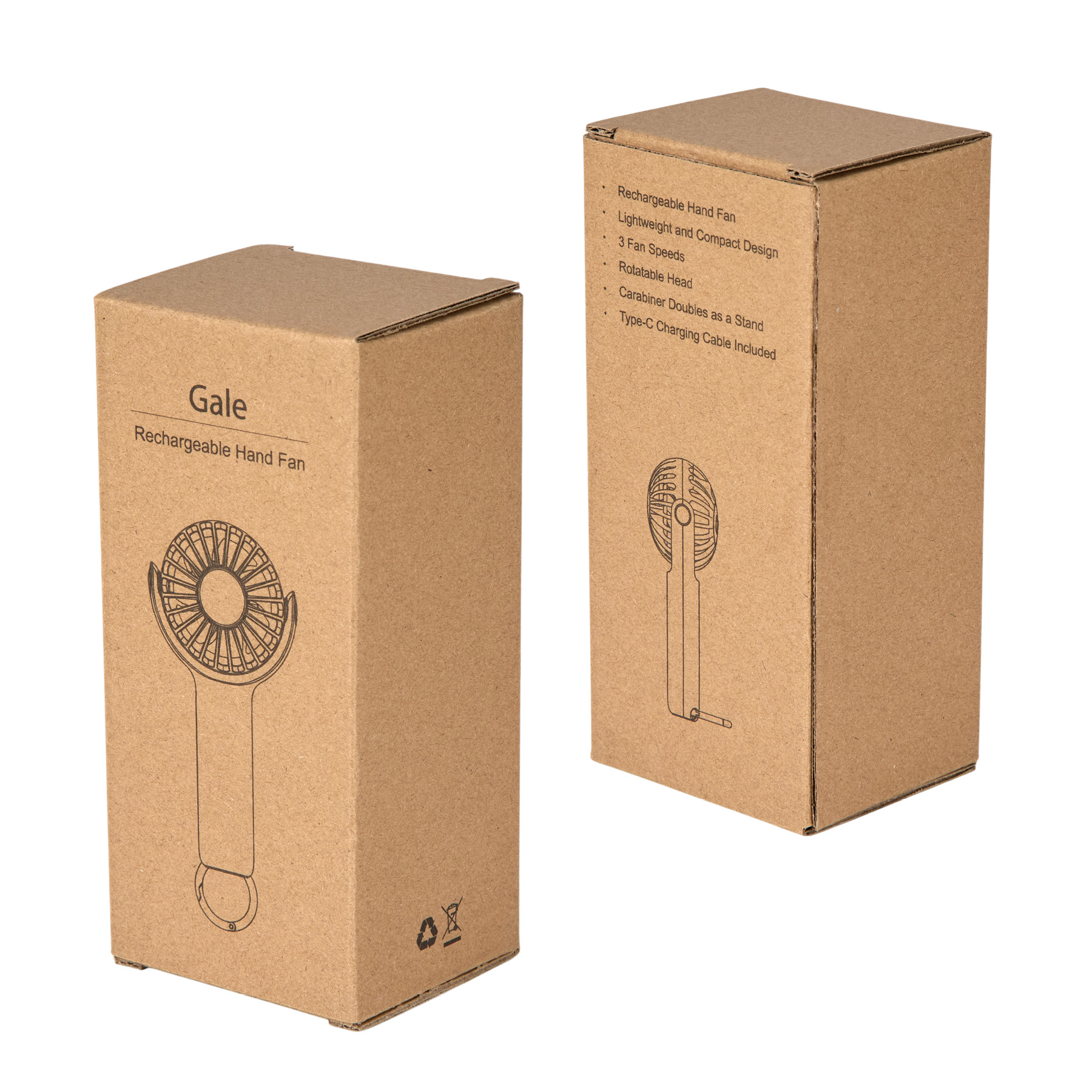 Gale Rechargeable Hand Fan 8