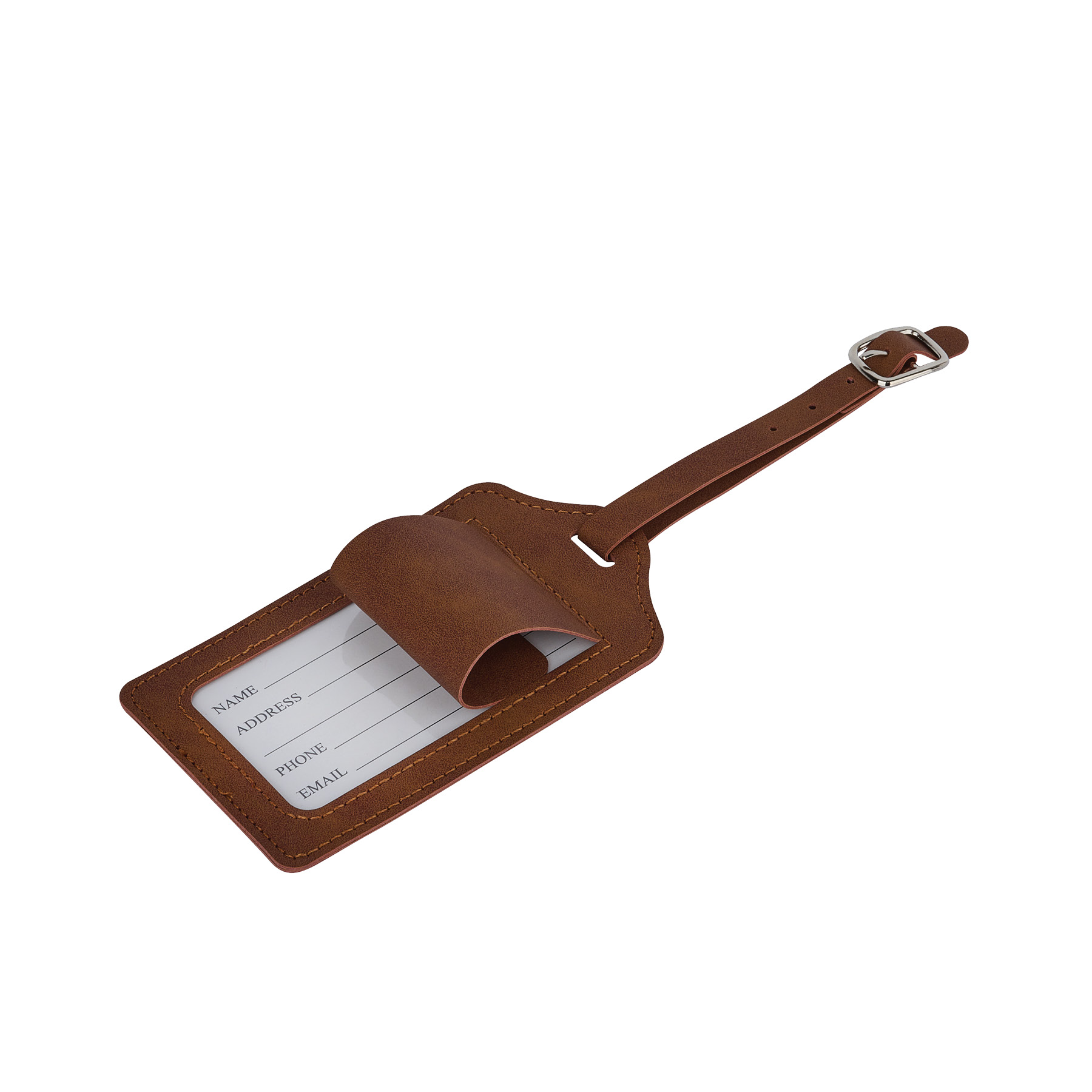 Hawthorne Recycled PU Luggage Tag 10
