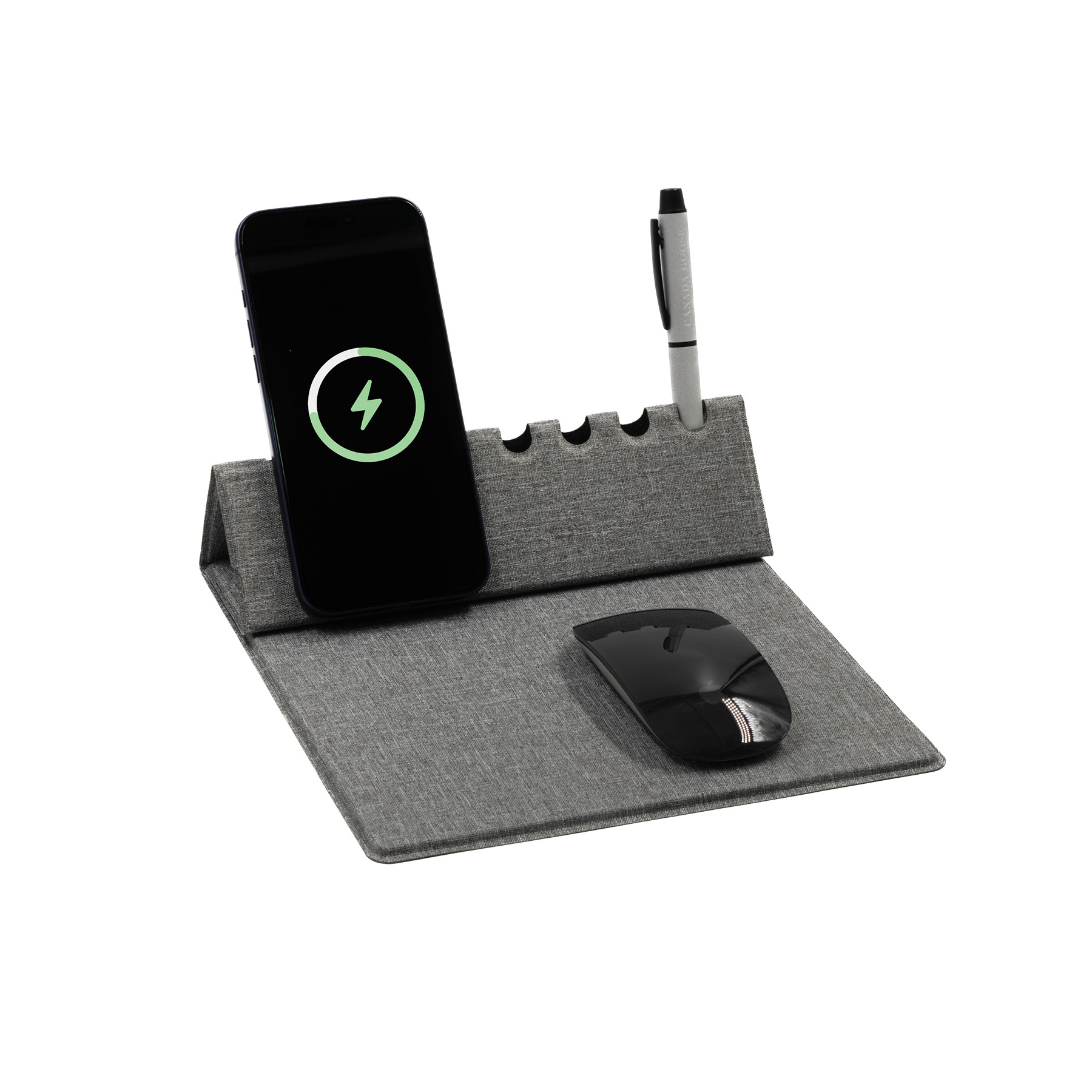 EvoPad Charge 2 RPET Desktop Organizer / Wireless Charger 15