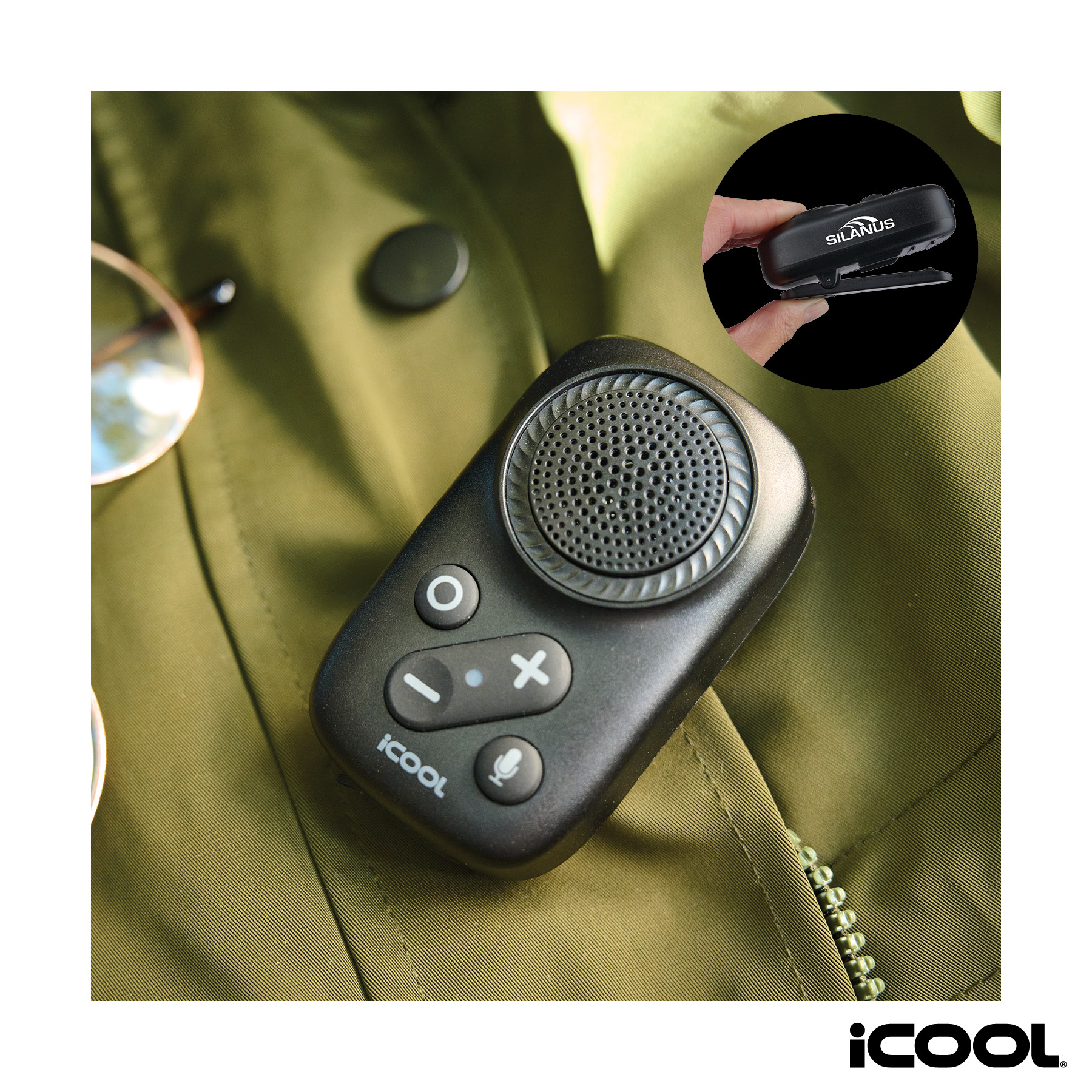 iCOOL® Ozzy IPX5 / 3W Wearable Wireless Speaker 6