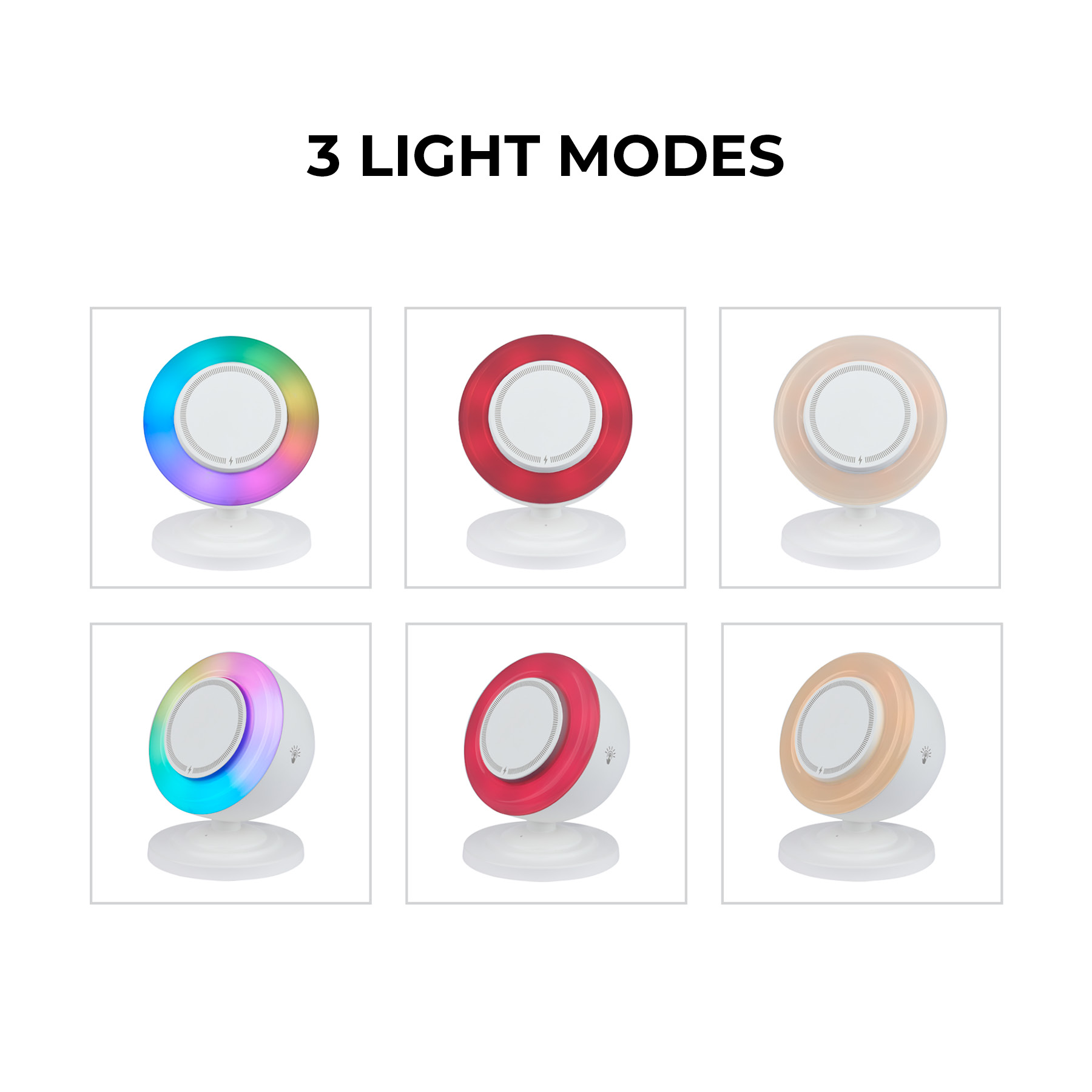 Oslo 3-in-1 Speaker, 15W Magnetic Charger, Light 14