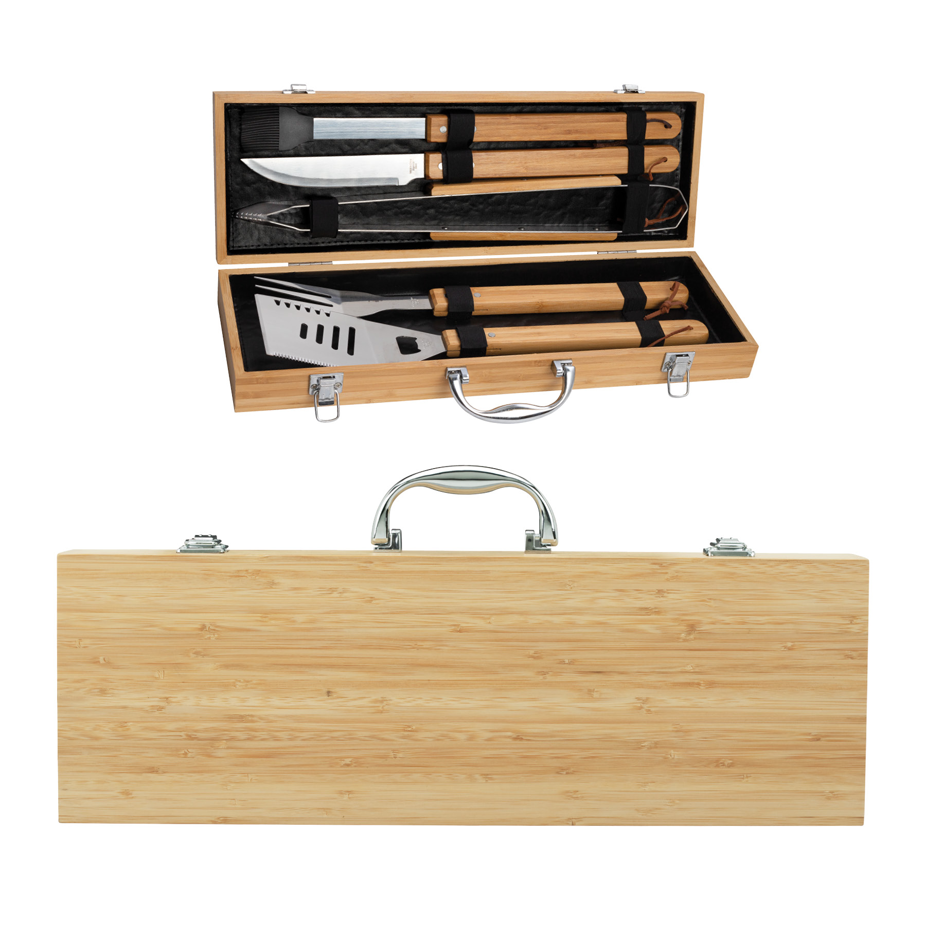 Cleveland 5-Piece Bamboo BBQ Set 20