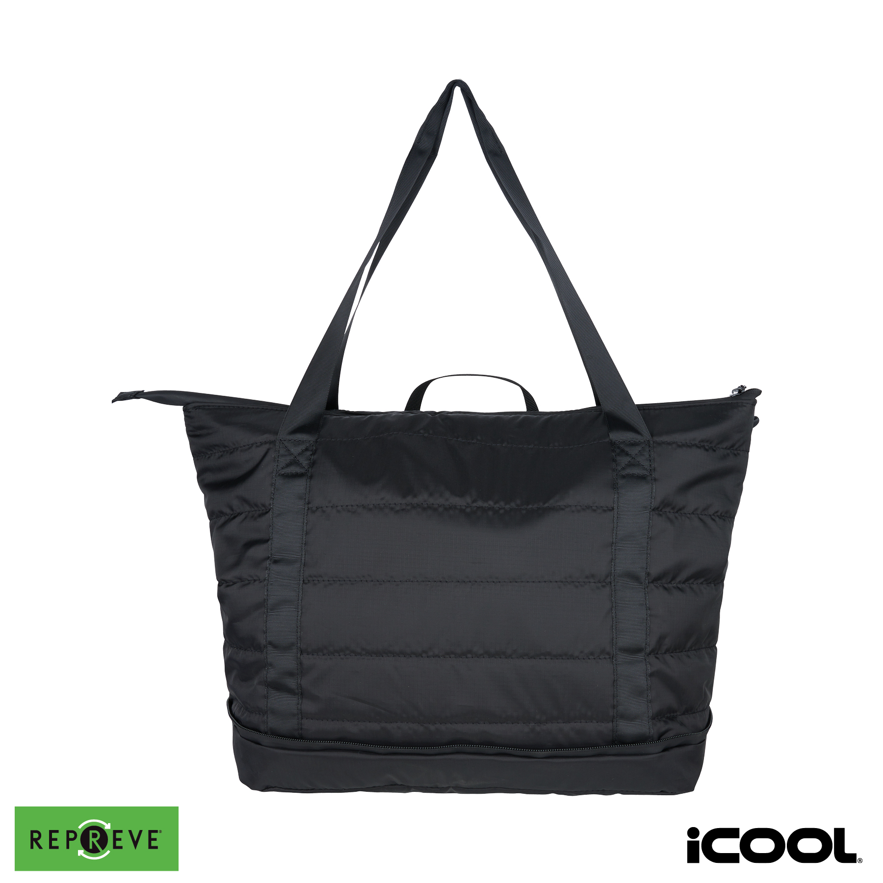 iCOOL® Rockvale Repreve® Packable Puffer 20-Can Cooler Tote 17