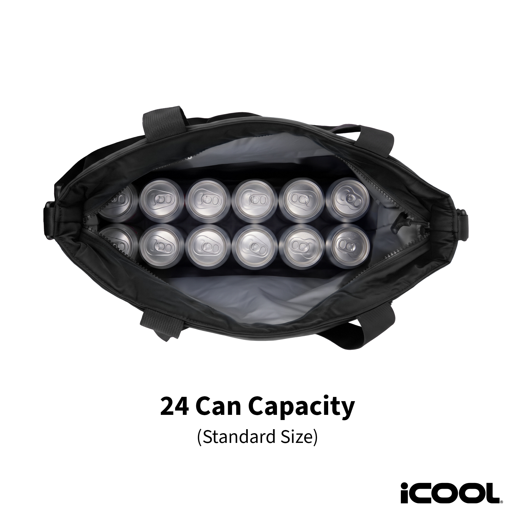 iCOOL® Penrose Recycled Nylon 24- to 36-Can Cooler Tote 32