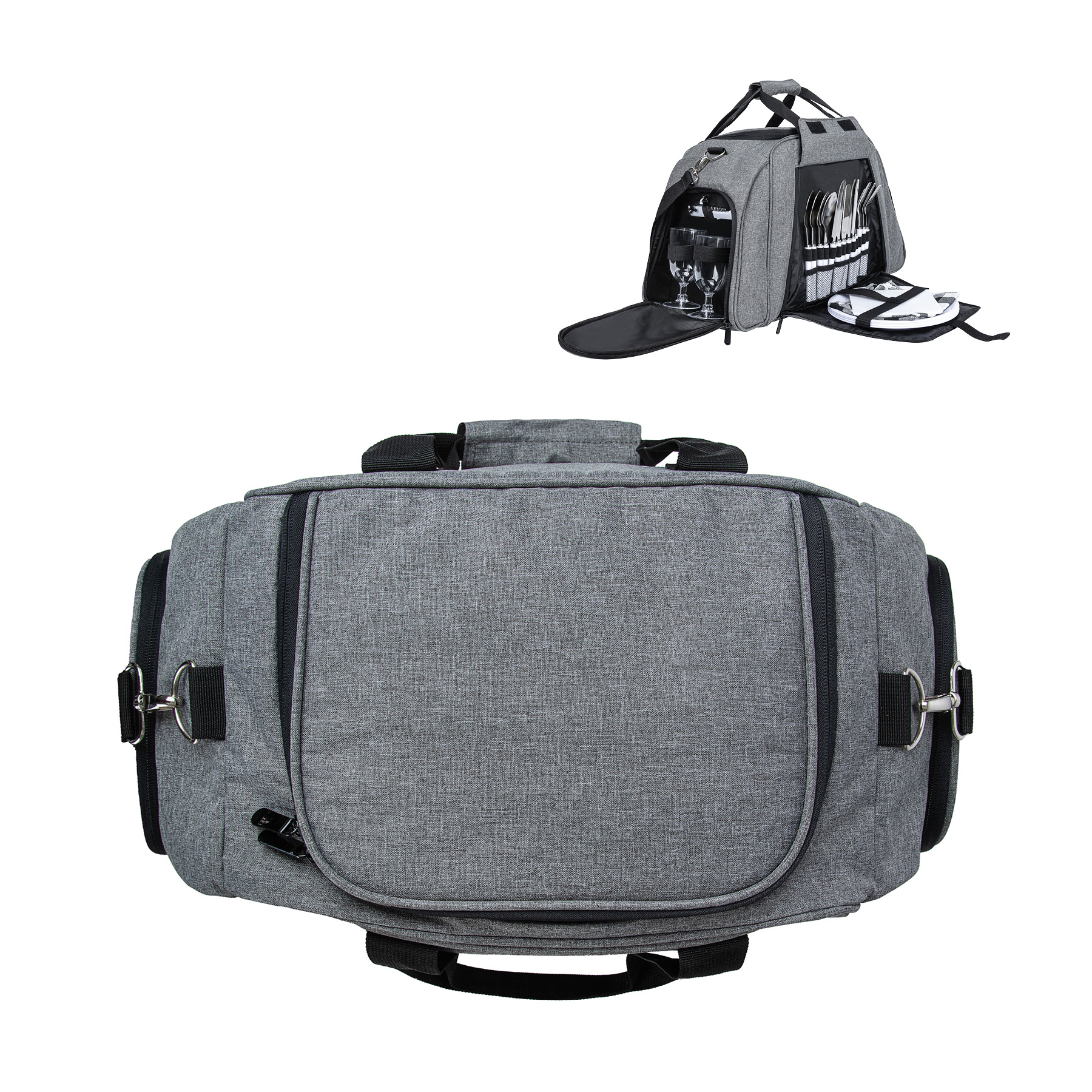 Genoa 4 Person Picnic Duffel Cooler Bag 25