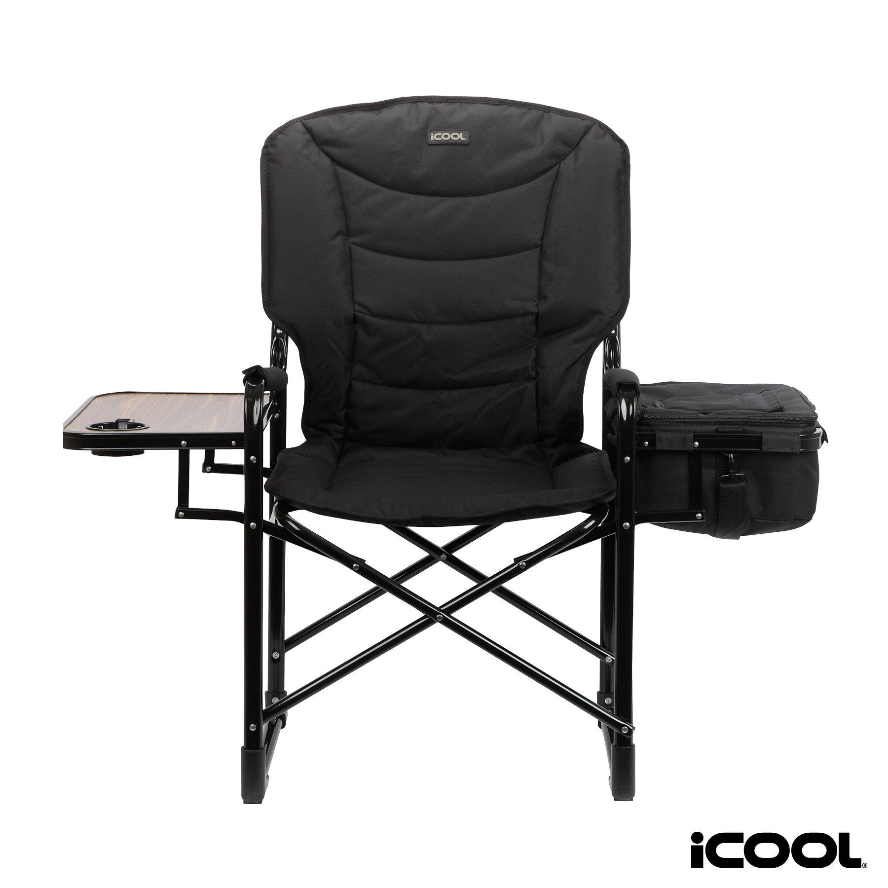 iCOOL Twin Peaks Deluxe Camping Chair With 18-Can Cooler 50