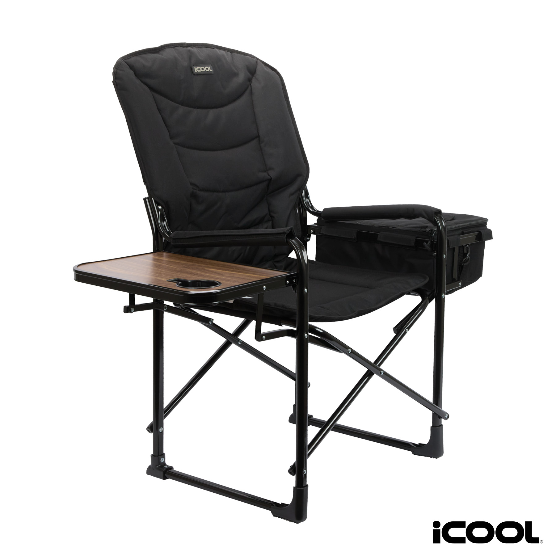 iCOOL Twin Peaks Deluxe Camping Chair With 18-Can Cooler 51