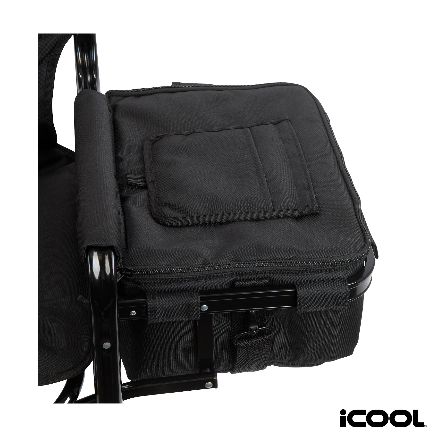 iCOOL Twin Peaks Deluxe Camping Chair With 18-Can Cooler 52