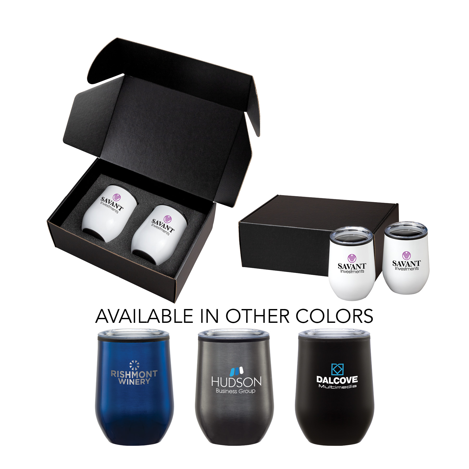 Toscana II Two-Piece Wine/Whiskey Tumbler Gift Set 12