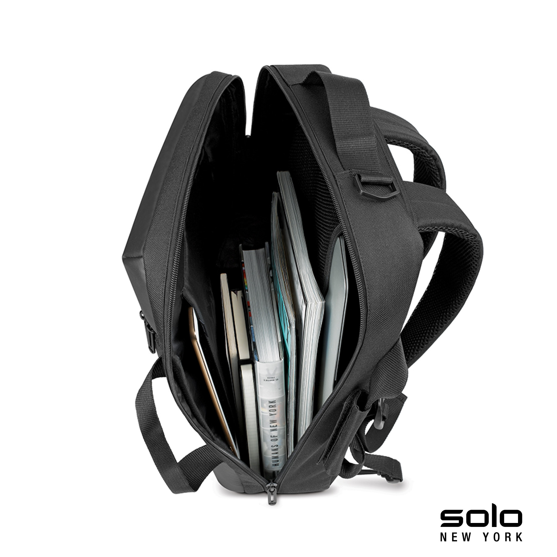 Solo New York Highpass Hybrid Briefcase Backpack 14