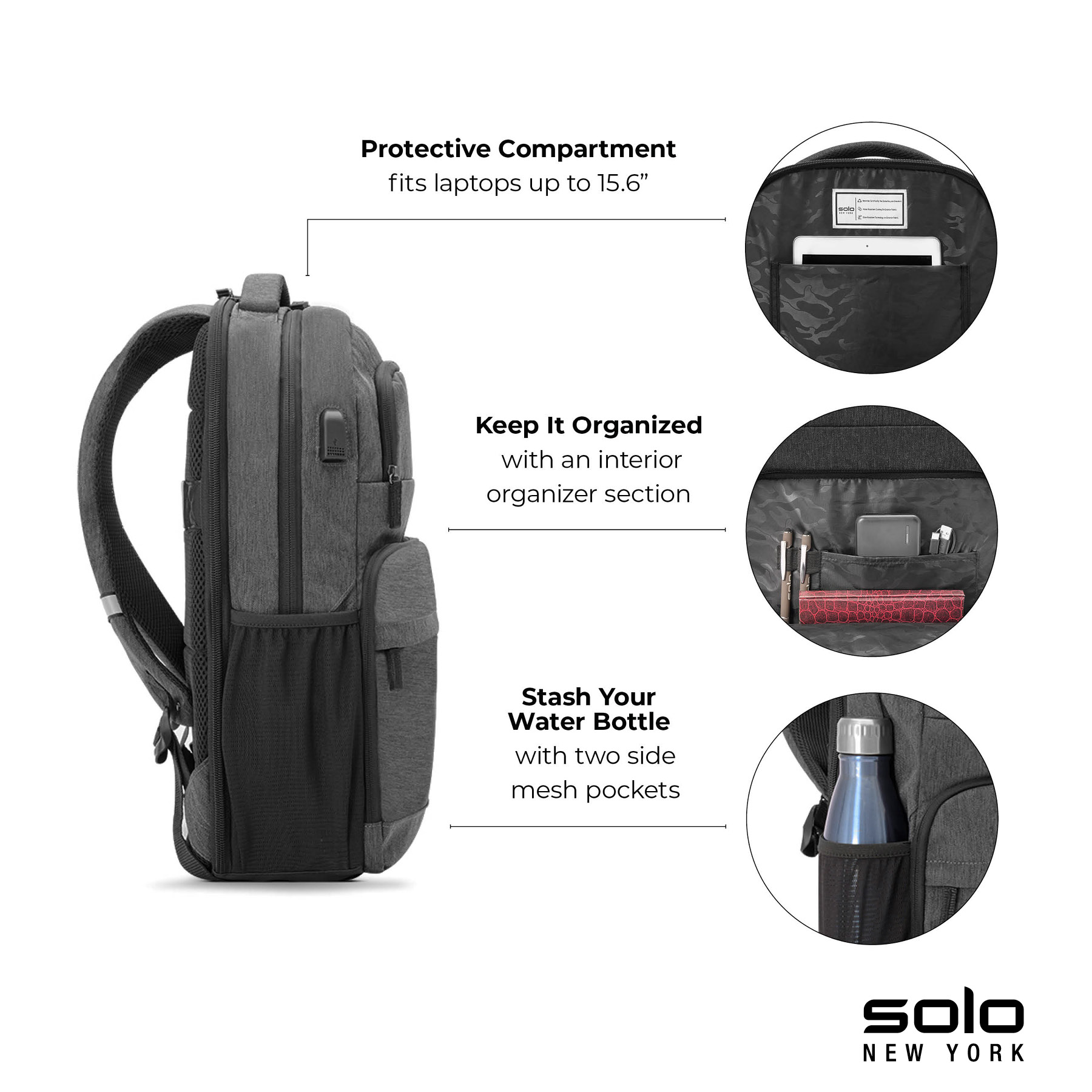 Solo New York Re:discover Backpack 7