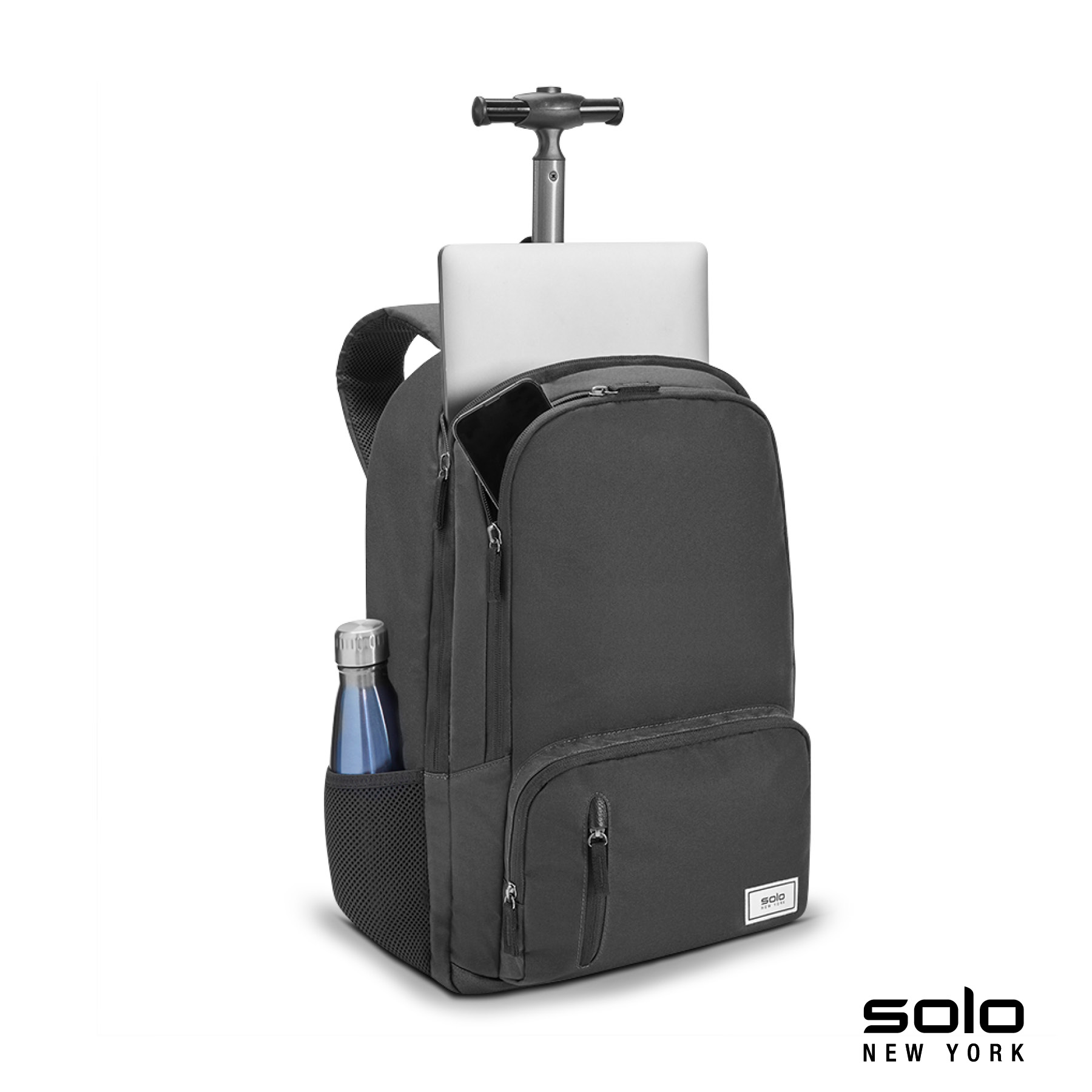 Solo New York Bleecker Recycled Rolling Backpack 14
